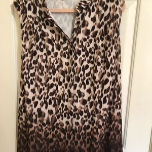 Calvin Klein animal print dress